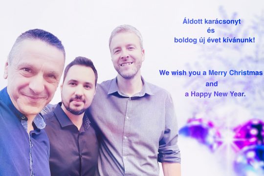 Áldott karácsonyt és boldog új évet!